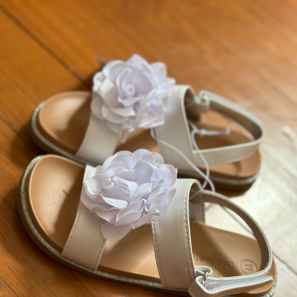 Cat & Jack NWT sandals white